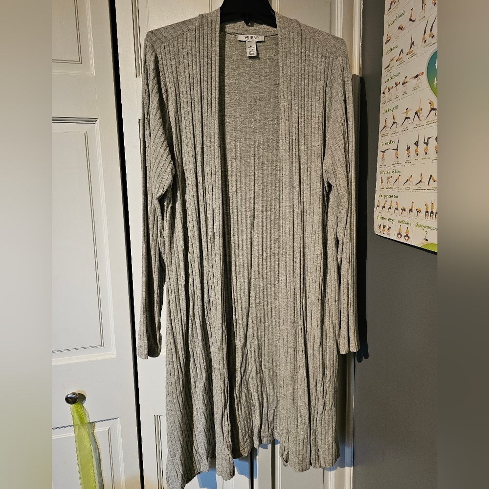 WHBM duster sweater